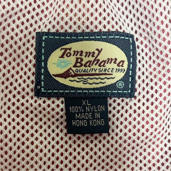 Tommy Bahama Elephant Swim Trunks Watermelon Kumquat Orange Colorblock Pipeline - Picture 10 of 11